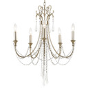Mid. Chandeliers Candle by Crystorama ( 60 | ARC-1905-SA-CL-MWP Arcadia ) 