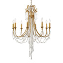 Mid. Chandeliers Candle by Crystorama ( 60 | ARC-1908-GA-CL-MWP Arcadia ) 