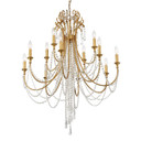 Large Chandeliers Candle by Crystorama ( 60 | ARC-1909-GA-CL-MWP Arcadia ) 