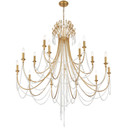 Large Chandeliers Candle by Crystorama ( 60 | ARC-1919-GA-CL-MWP Arcadia ) 