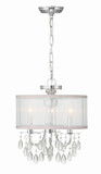 Mini Chandeliers Drum Shade by Crystorama ( 60 | 5623-CH Hampton ) 
