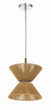 Pendants Fabric Shade by Craftmade ( 46 | 58591-CHWAL Serena ) 