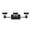 Bathroom Fixtures Three Lights by Designers Fountain ( 43 | D222M-3B-MB Midnight LA ) 