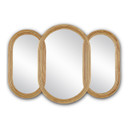 Mirrors Oval/Round by Currey and Company ( 142 | 1000-0128 Triboa Mirror ) 