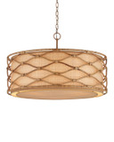 Mid. Chandeliers Drum Shade by Currey and Company ( 142 | 9000-1209 Partita Pendant ) 