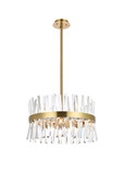 Pendants Drum Shade by Elegant Lighting ( 173 | 6200D20SG Serephina ) 