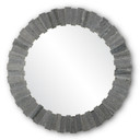 Mirrors Oval/Round by Currey and Company ( 142 | 1000-0130 Dario Round Gray Mirror ) 