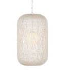 Pendants Glass Down by Currey and Company ( 142 | 9000-1210 Cocoon Large Pendant ) 