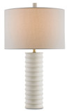 Lamps Table by Currey and Company ( 142 | 6761 Snowdrop White Table Lamp ) 