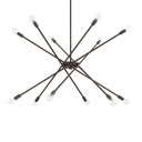 Mid. Chandeliers Starburst by Capital Lighting ( 65 | 425601NG Kris ) 