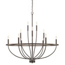 Large Chandeliers Candle by Capital Lighting ( 65 | 428501BZ Greyson ) 