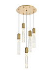 Mini Chandeliers Multi-Port/Cascade by Elegant Lighting ( 173 | 2089D20SG Aurora ) 