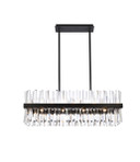 Large Chandeliers Glass Shade by Elegant Lighting ( 173 | 6200G36BK Serephina ) 