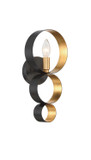 Sconces Single Candle by Crystorama ( 60 | 581-EB-GA Luna ) 