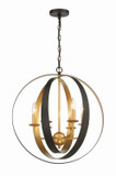Foyer/Hall Lanterns Open Frame by Crystorama ( 60 | 585-EB-GA Luna ) 