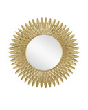 Mirrors Oval/Round by Currey and Company ( 142 | 1000-0160 Plume Round Mirror ) 