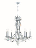 Mid. Chandeliers Candle by Crystorama ( 60 | 5938-CH-CL-MWP Cedar ) 