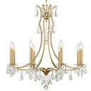 Mid. Chandeliers Candle by Crystorama ( 60 | 5938-VG-CL-MWP Cedar ) 