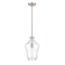 Mini Pendants Glass Down by Designers Fountain ( 43 | D229M-9P-PN Moonlight ) 