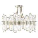 Semi-Flush Mts. Drum Shade by Crystorama ( 60 | BOL-8884-PN Bolton ) 
