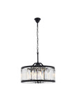 Mid. Chandeliers Drum Shade by Elegant Lighting ( 173 | 1233D28MB/RC Chelsea ) 