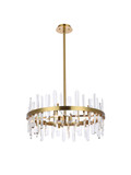 Mid. Chandeliers Drum Shade by Elegant Lighting ( 173 | 2200D25SG Serena ) 