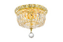 Flush Mounts Bowl Style by Elegant Lighting ( 173 | LD2528F10G Wiley ) 