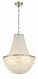 Mid. Chandeliers Empire/Basket by Crystorama ( 60 | BRI-3006-SA Brielle ) 