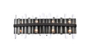 Bathroom Fixtures Cylindrical / Linear by Elegant Lighting ( 173 | 2200W30BK Serena ) 