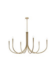 Large Chandeliers Candle by Elegant Lighting ( 173 | LD722D50SG Layne ) 