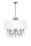 Mid. Chandeliers Drum Shade by Crystorama ( 60 | 6625-CH-CL-MWP Othello ) 