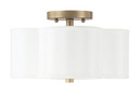 Semi-Flush Mts. Bowl Style by Capital Lighting ( 65 | 4452BG-557 Quinn ) 