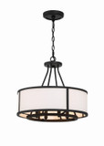 Mid. Chandeliers Drum Shade by Crystorama ( 60 | BRY-8004-BF Bryant ) 