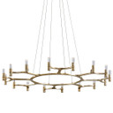 Large Chandeliers Glass Shade by Corbett Lighting ( 68 | 258-016-WSL Nexus ) 