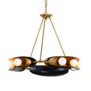 Mid. Chandeliers Ring/Halo by Corbett Lighting ( 68 | 271-09-VB/BBR Hopper ) 