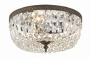 Flush Mounts Bowl Style by Crystorama ( 60 | 714-EB-CL-MWP Ceiling Mount ) 