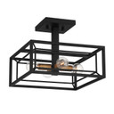 Semi-Flush Mts. Exposed Lamps by Designers Fountain ( 43 | D237C-SF-MB Within ) 