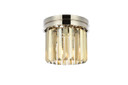 Flush Mounts Drum Shade by Elegant Lighting ( 173 | 1238F12PN-GT/RC Sydney ) 