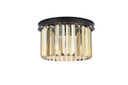 Flush Mounts Drum Shade by Elegant Lighting ( 173 | 1238F16MB-GT/RC Sydney ) 