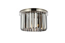 Flush Mounts Drum Shade by Elegant Lighting ( 173 | 1238F16PN-SS/RC Sydney ) 