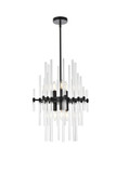 Mini Chandeliers Candle by Elegant Lighting ( 173 | 2502D17BK Sienna ) 