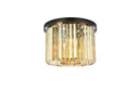 Flush Mounts Drum Shade by Elegant Lighting ( 173 | 1238F20MB-GT/RC Sydney ) 