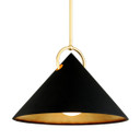 Pendants Metal Shade by Corbett Lighting ( 68 | 289-42-GL/SBK Charm ) 