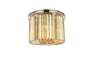 Flush Mounts Drum Shade by Elegant Lighting ( 173 | 1238F20PN-GT/RC Sydney ) 