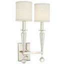 Sconces Double Candle by Crystorama ( 60 | 8102-PN Paxton ) 