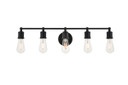 Bathroom Fixtures Five+Lights by Elegant Lighting ( 173 | LD4028W29BK Serif ) 