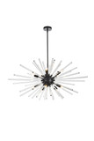 Large Chandeliers Starburst by Elegant Lighting ( 173 | 2502D46BK Sienna ) 