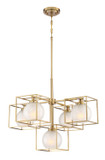 Mid. Chandeliers Glass Down by Designers Fountain ( 43 | 94585-BG Cowen ) 