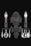 Sconces Double Candle by Elegant Lighting ( 173 | 8602W10DB/RC ) 
