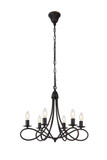 Mid. Chandeliers Candle by Elegant Lighting ( 173 | 1452D22DB Lyndon ) 